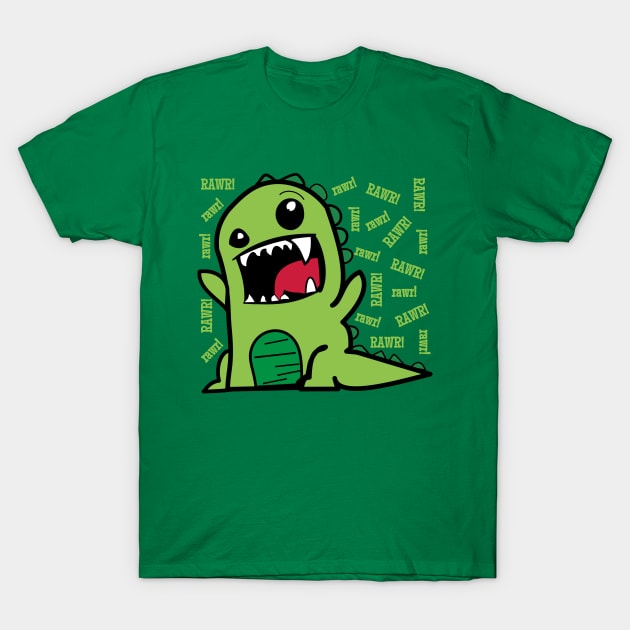 Rawr! Rawr! T-Shirt by PANGANDOY